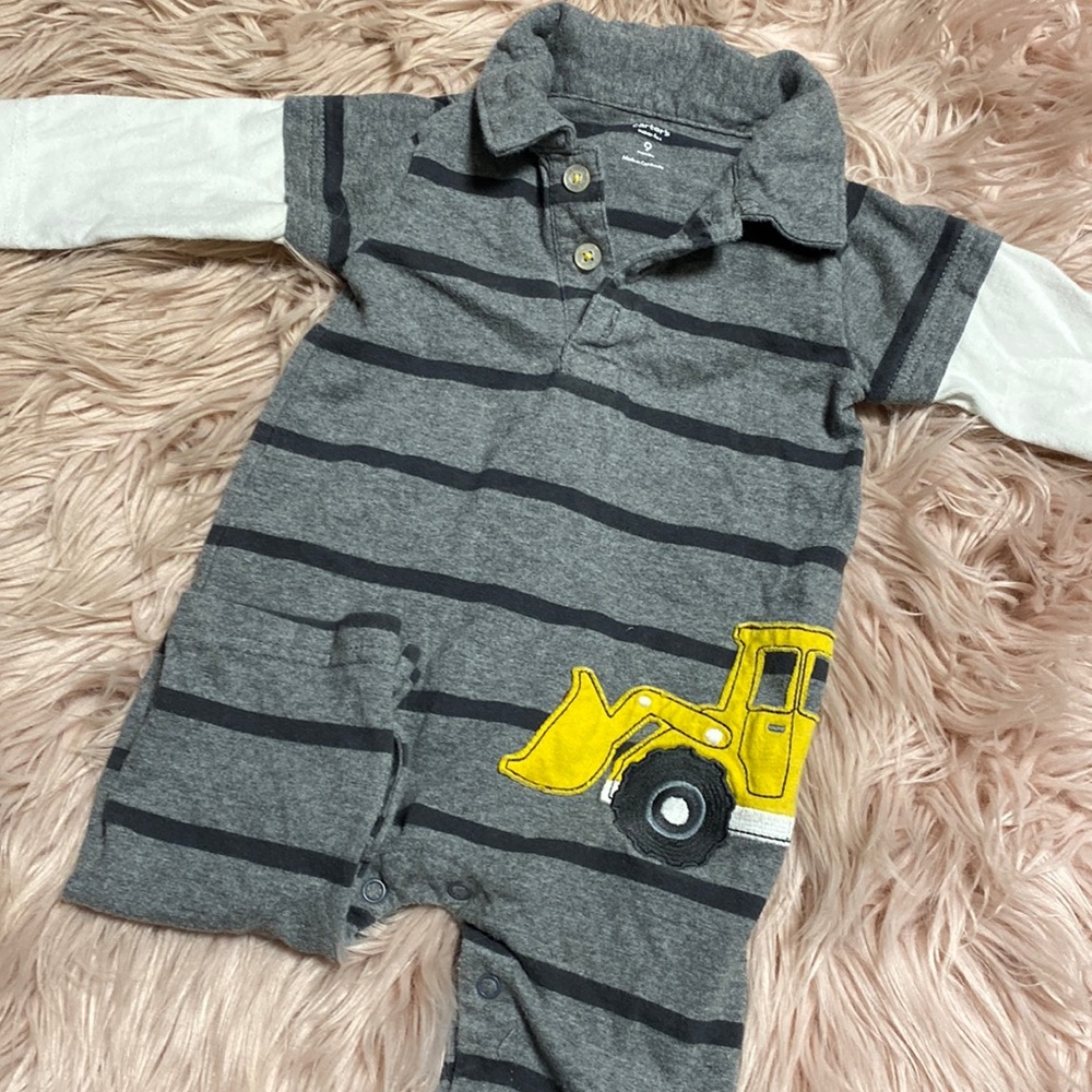 Boys Construction Site Romper